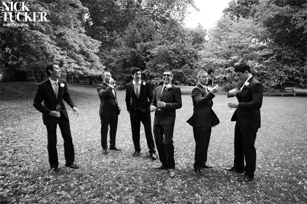 relaxed natural groomsmen photo