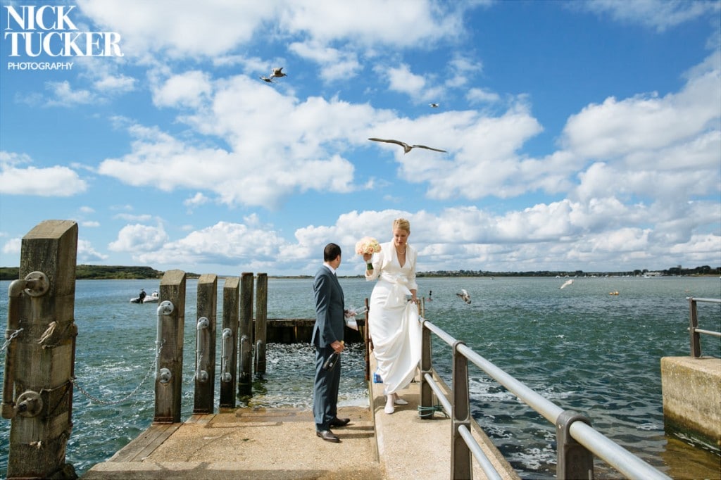 seaside wedding photography