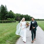 relaxed outdoor wedding