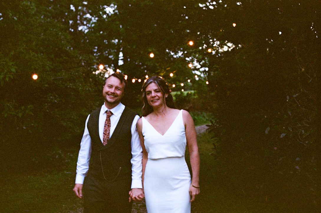 35mm film wedding photography bride groom by nick tucker