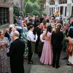 Relaxed documentary photography outside Petyt hall Chelsea