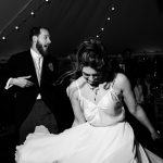 Evening wedding party private estate england